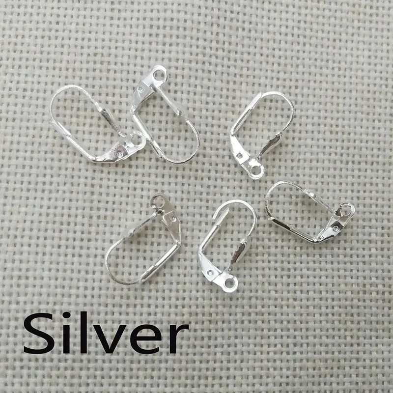 10 шт. аксессуары для сережек застежка крючок петля подвески французские крючки