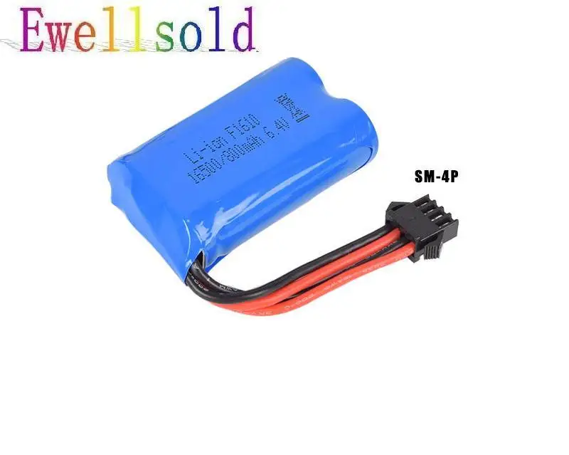 Wltoys 18628 18629 18428 18429 1/18 R/C Автомобиль грузовик 6 4 В 800 мАч литий-ионный аккумулятор 16500