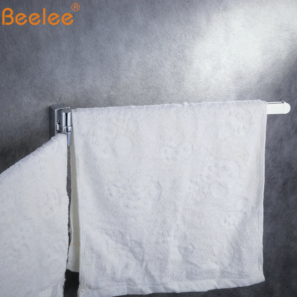Beelee настенные складные подвижные Вешалки для полотенец из нержавеющей стали BA1102C