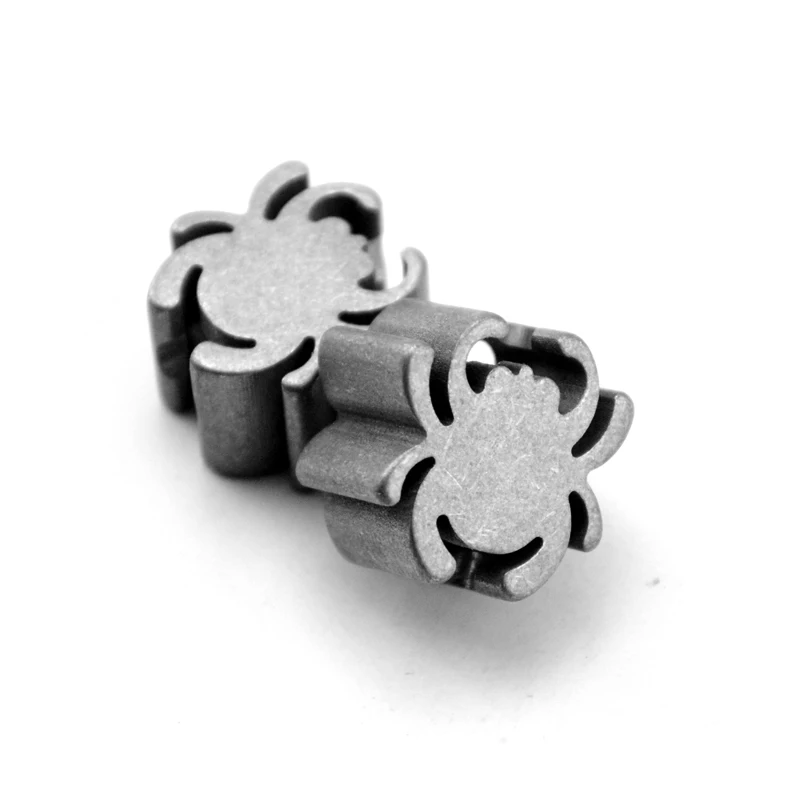 

1 шт. бусины-пауки EDC нож DIY нож бусины шнур из титанового сплава TC4 Пескоструйный нож шнурки бусины подвески аксессуары инструменты