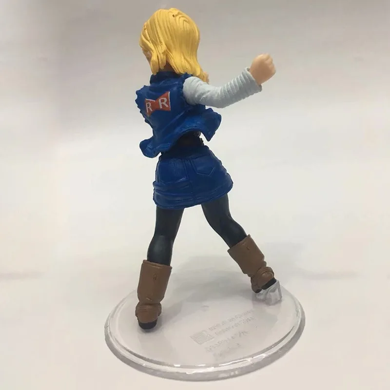 HKXZM Аниме Фигурка 11 см Dragon Ball Z Android NO.18 Banpresto ПВХ фигурка игрушки модель