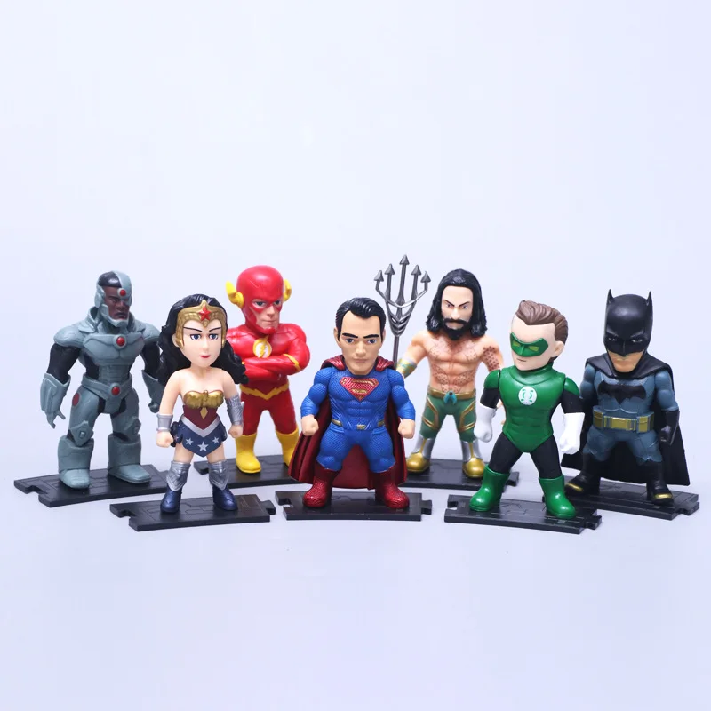 Экшн фигурки league10 см суперфлэш Нептун чудо женщина игрушки 7 шт./компл.|figure toy|action