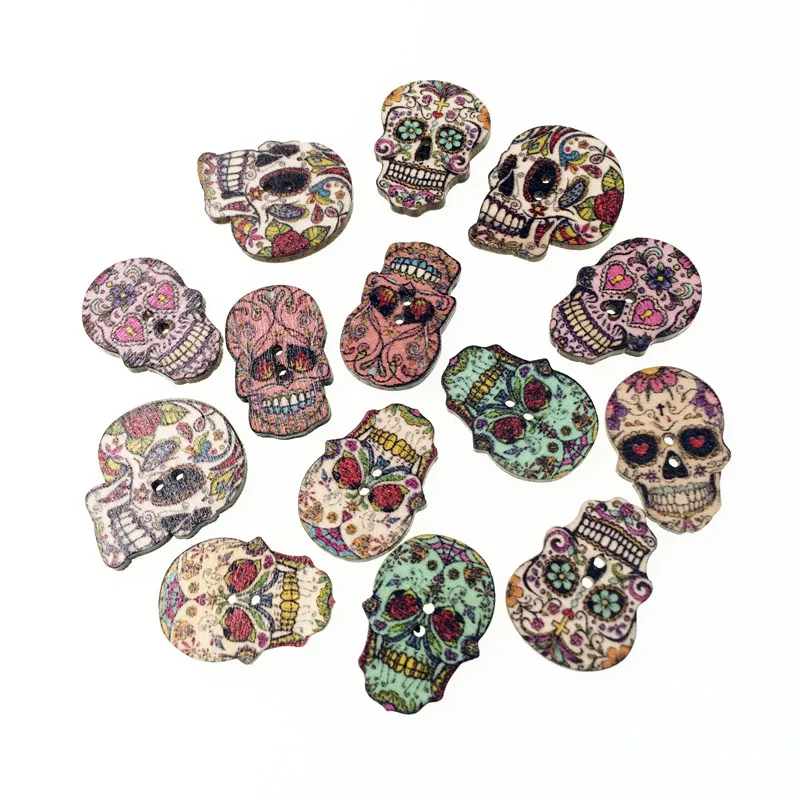 100 шт. деревянные пуговицы 22 х26 мм|button confirm|button craftbutton punch |