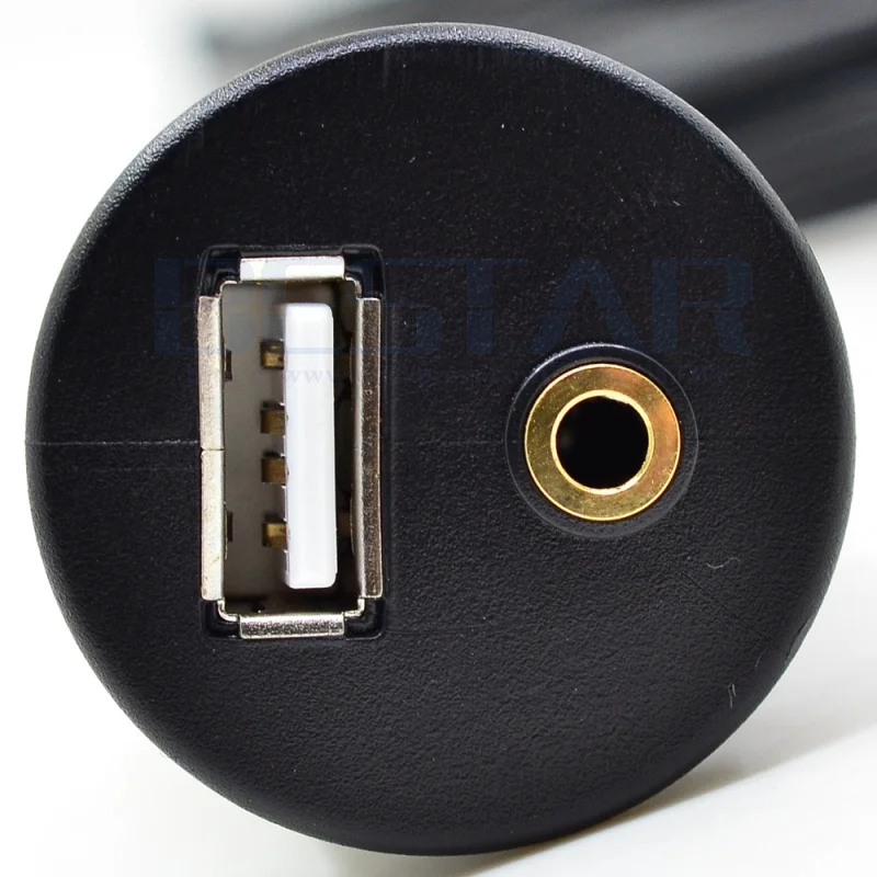 1 м/3 фута USB 2 0 и 3 RCA штекер к USB2.0 5 мм гнездо панель приборной панели Aux