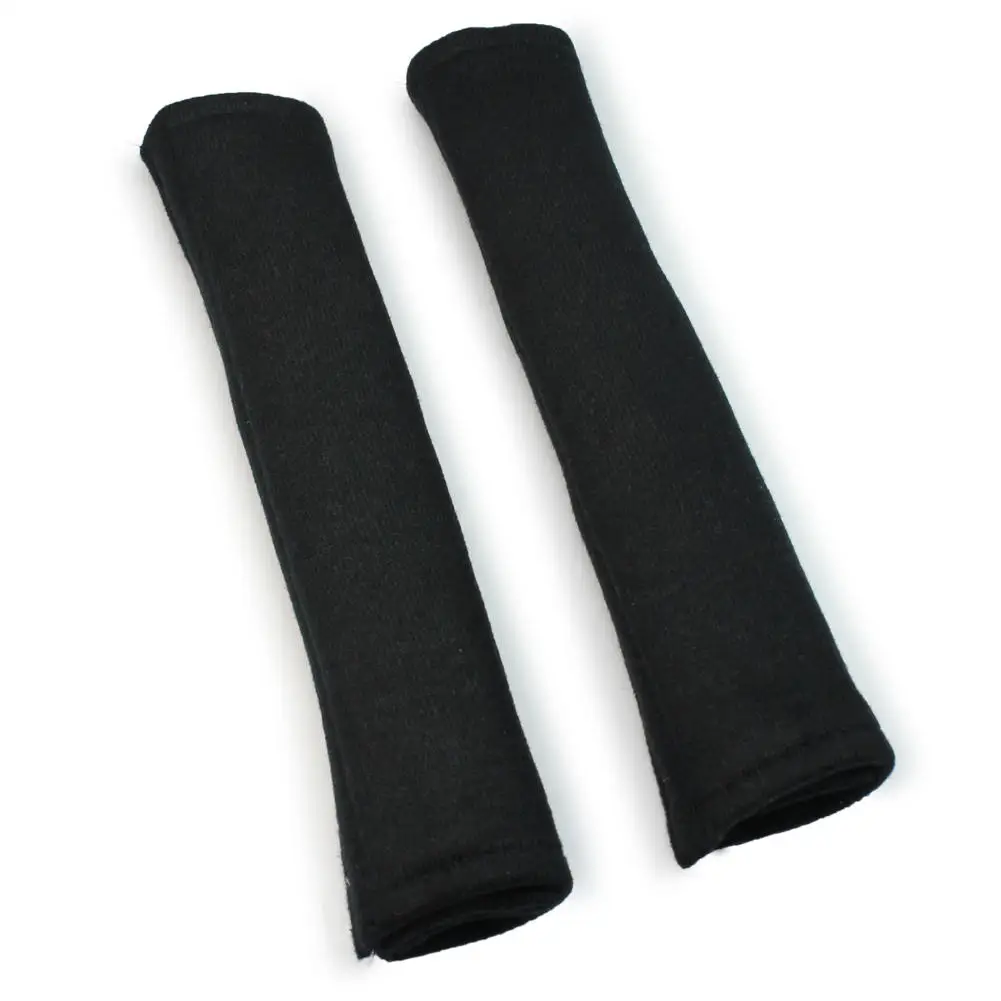 2 шт. черный автомобильный ремень безопасности Наплечные накладки чехол подушка