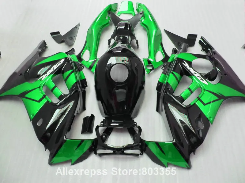 Зеленый + черный обтекатель для HONDA CBR 600 F3 1996 1995 cbr (бесплатно на заказ) 95 96 xl38|fairings for