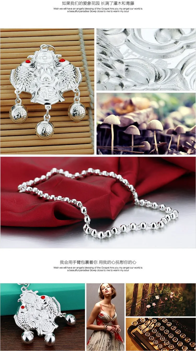 Ожерелье цепочка из серебра 925 пробы с подвеской крестом Винтажный стиль