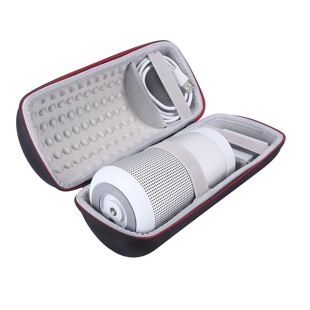 New Travel Protective Speaker Cover Bag Pouch Case For Bose SoundLink Revolve Bluetooth Speaker-Extra Space for Plug &amp Cables |