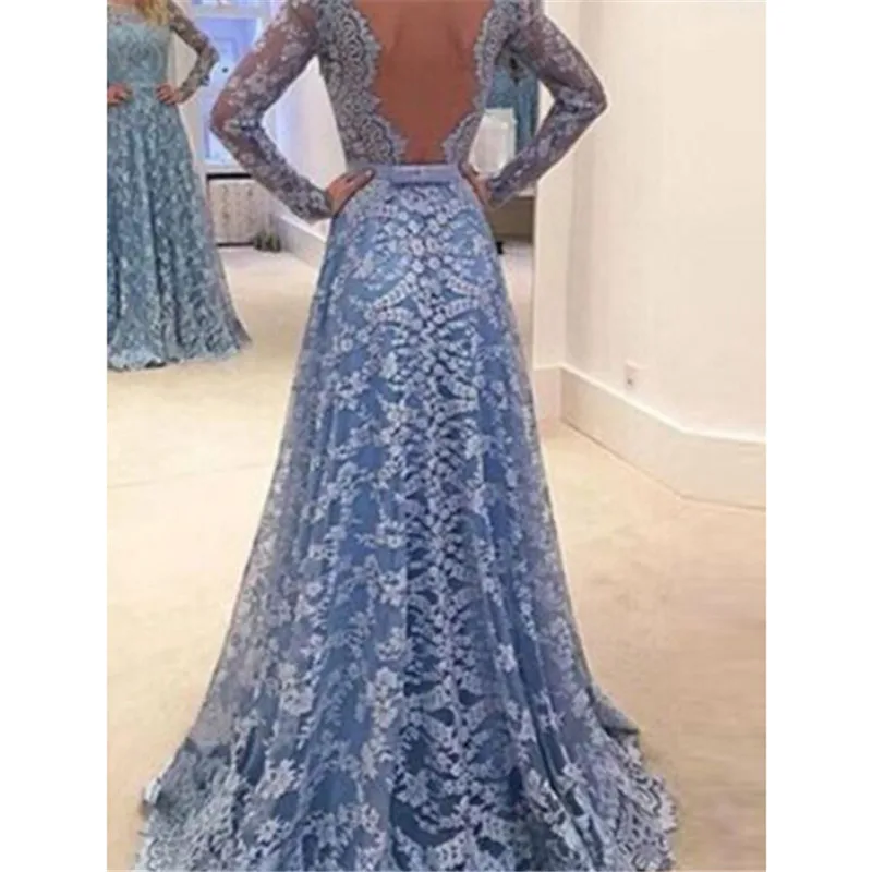 Для женщин Формальные Высокая талия сексуальное платье с открытой спиной