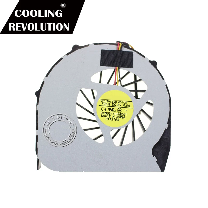 

For Acer Aspire 5536 5536G 5738 5338 DC5V 0.50A 3Pin 3Wire Cooling Fan DFS531105MC0T F96Q