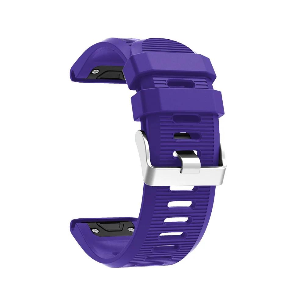 Quick fit 26 мм ремешок для Garmin Fenix 5X/Fenix 3 HR умные часы мягкий силиконовый сменный быстроразъемный коннектор 9,11 - Цвет: C