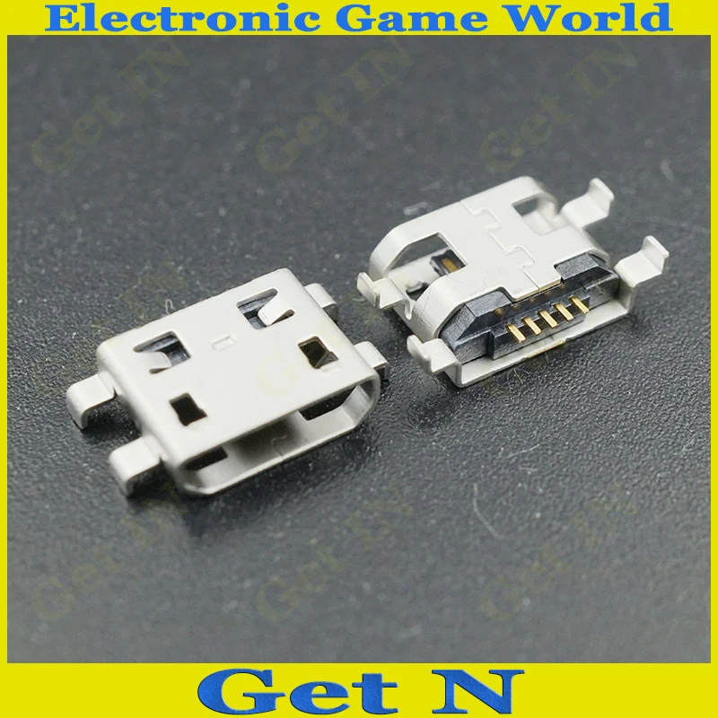 10 шт. 4DIP 5Pin Micro USB разъем V8 порт для зарядки планшетных ПК мобильный телефон