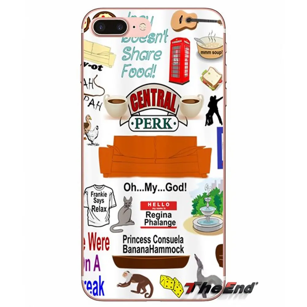 Soft Transparent Cases Cover For Samsung Galaxy J1 J2 J3 J5 J7 A3 A5 A7 2015 2016 2017 J330 J530 J730 Friends Funny Tv Show logo | Мобильные