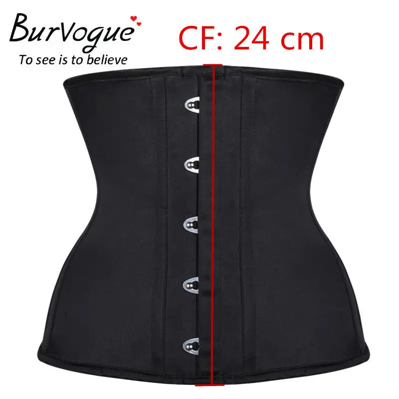 Burvogue женские сексуальные корсеты и бюстье талия Cincher 12 стальных костей для
