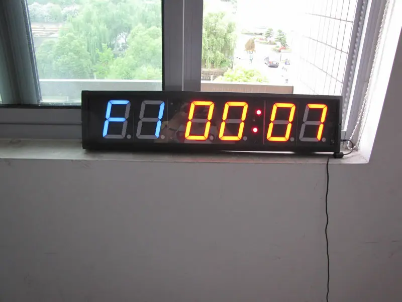 Тренажерный зал интервальный таймер 4 &quotэлектронный счетчик светодиодный