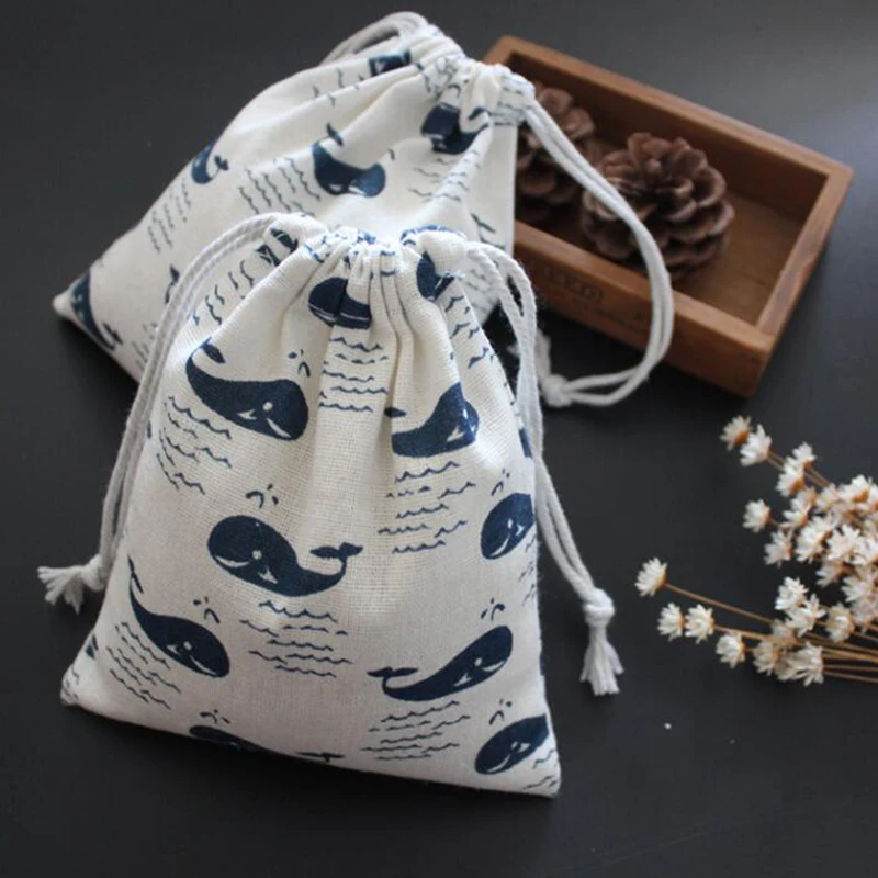 Новая женская хлопковая Дорожная сумка Органайзер на шнурке для хранения