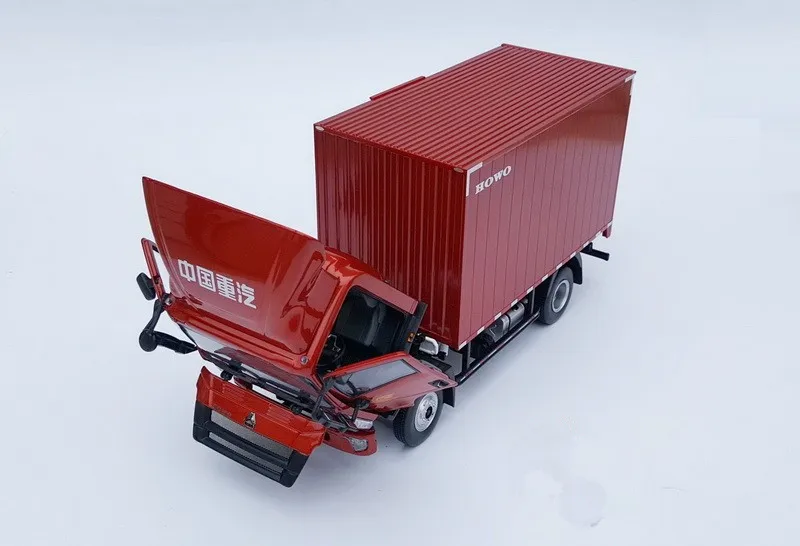 Изысканный коллекционный сплав модель подарок 1:24 весы SinoTruk HOWO доставка Ван