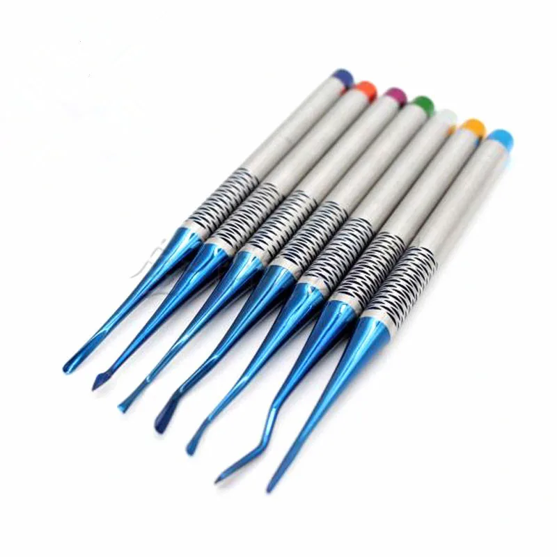 7 шт./компл. зубной извлечения набор инструментов Титан сплав имплантанта