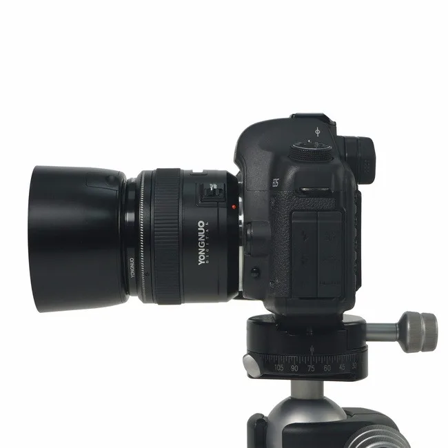 Светодиодная лампа для видеосъемки YONGNUO 85 мм f1.8 Камера бленда для объектива с фиксированным фокусным расстоянием большой апертурой Автофокус для Canon5D 500D 400D 650D 600D 450D 60D 7D