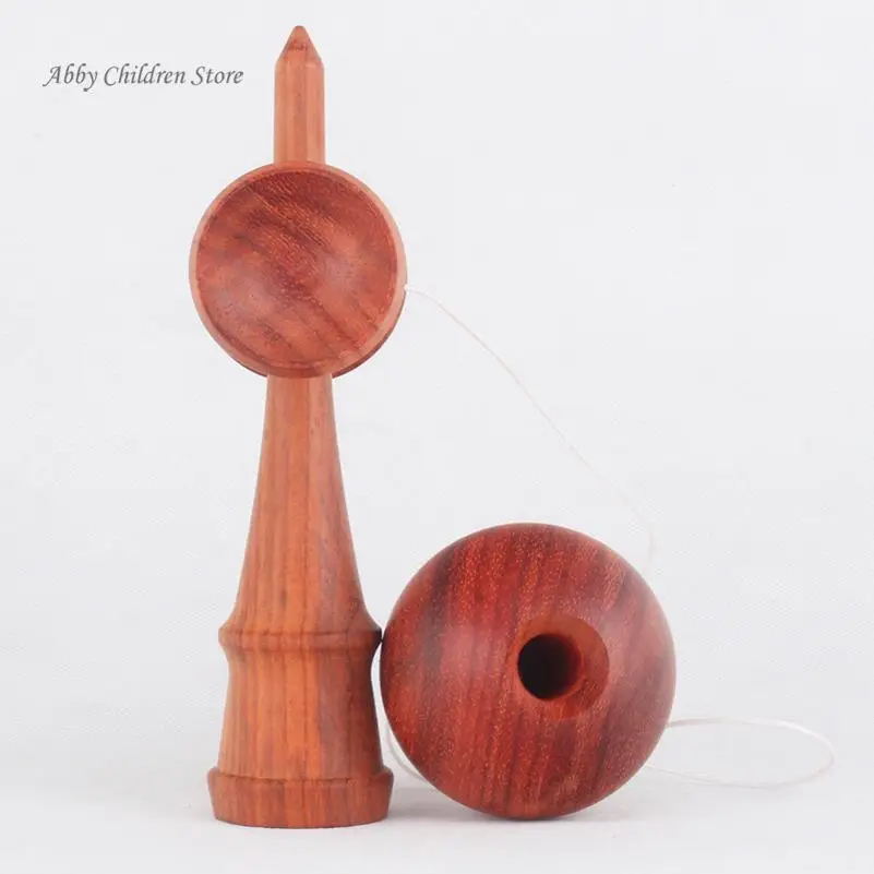 Палисандр Kendama вишня Профессиональный Красный игрушка умелые жонглирование игры