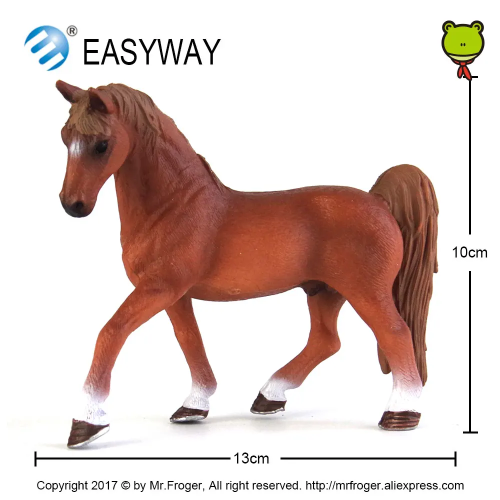 Пластиковая лошадка EASYWAY модель ранчо животные ферма луга игрушки для детей