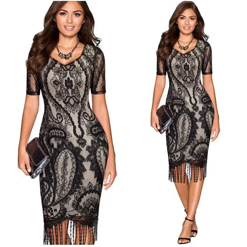 Бесплатная доставка профессиональная летняя куртка-карандаш женское платье