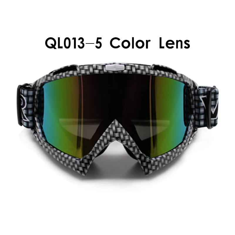 ROAOPP Oculos мотоциклетные очки для велоспорта MX внедорожные шлемы для лыжного спорта Gafas мотоцикл для езды на велосипеде - Цвет: Goggles QL013-5 R