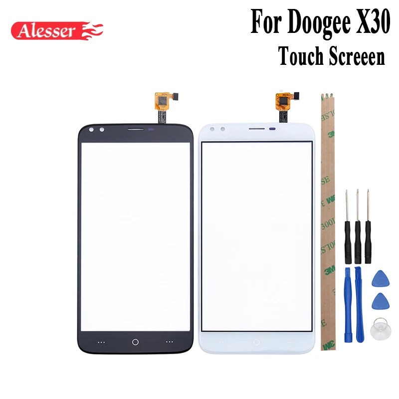 Сенсорный экран Alesser Для Doogee X30 5 дюйма отличные запасные части сенсорная панель +
