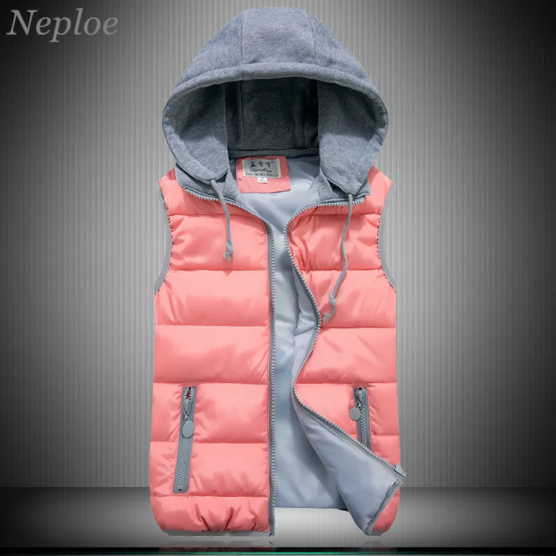 Neploe осень зима новинка яркие цветные парки женские с капюшоном пальто модные