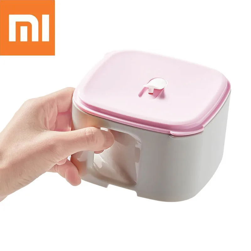 Xiaomi 920 мл Ланч бокс 2 слоя Bento box контейнер для еды пластиковый Pp микроволновая