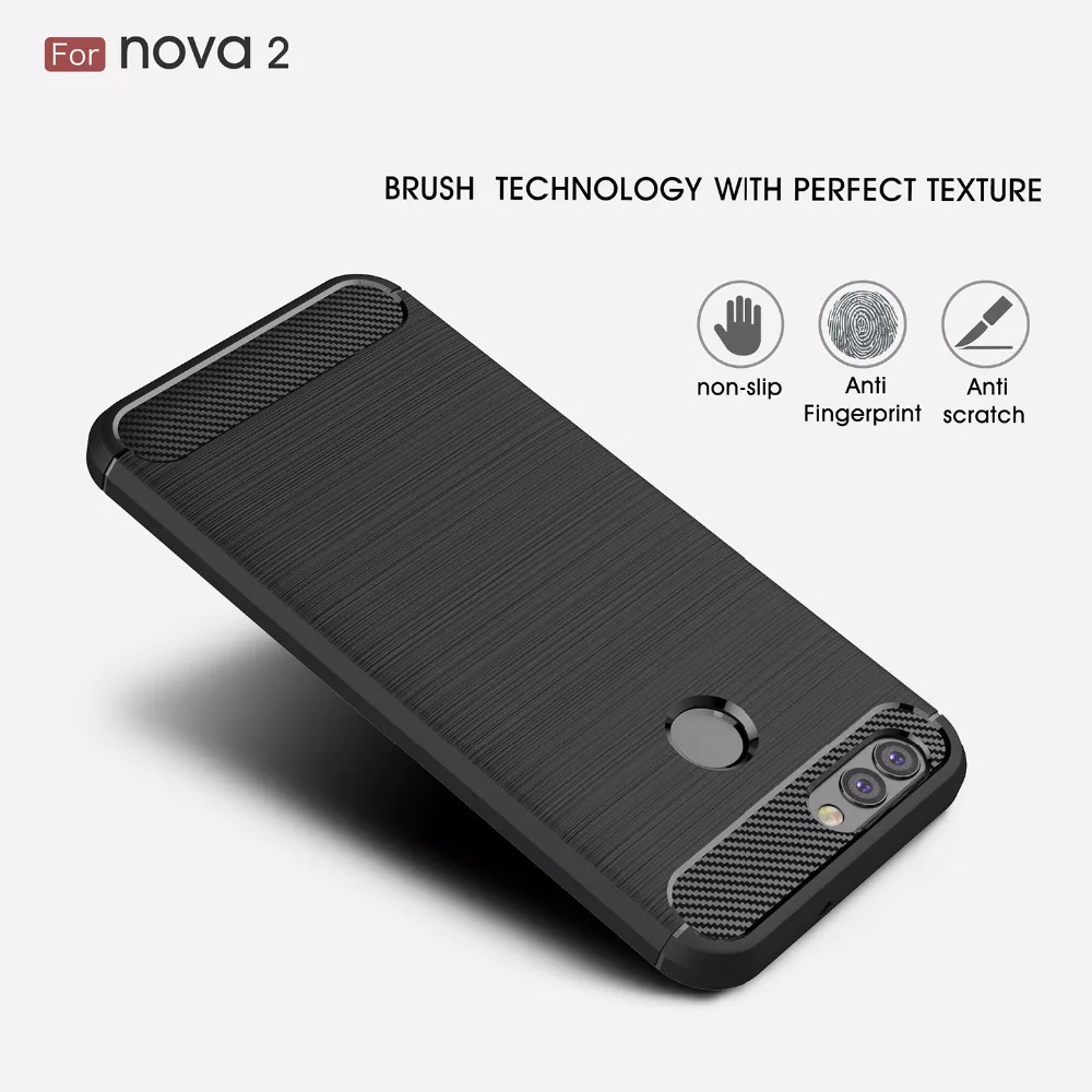 Zoogou чехол для Huawei NOVA 2 Роскошные Мягкие TPU Силиконовая Защитная крышка Nova телефон