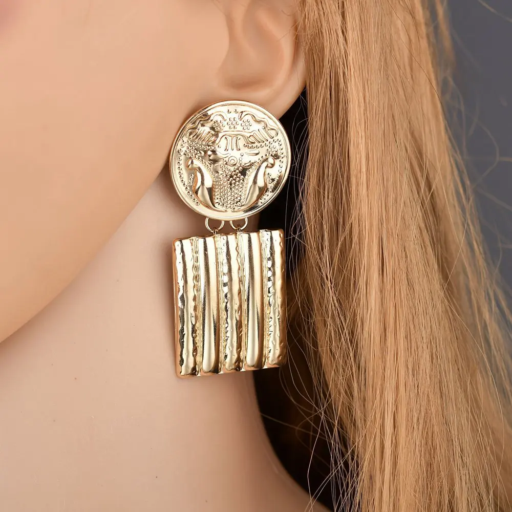 Металлические панковские этнические серьги hyperbole сексуальные большие