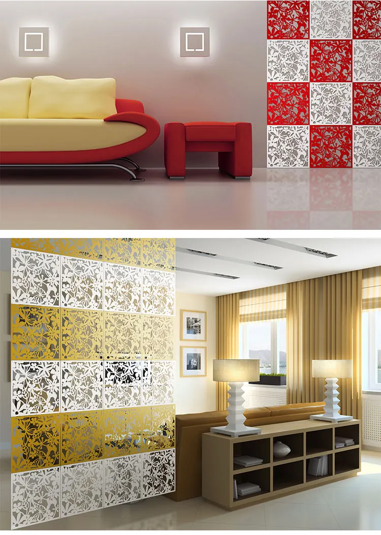 Украшение для дома 4 шт. Бабочка птица цветок подвесная перегородка комната