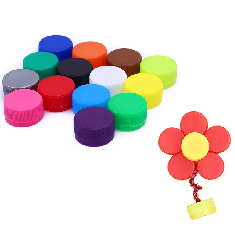 30 шт. цвет пластиковые пробки для бутылки детский сад рук художественных