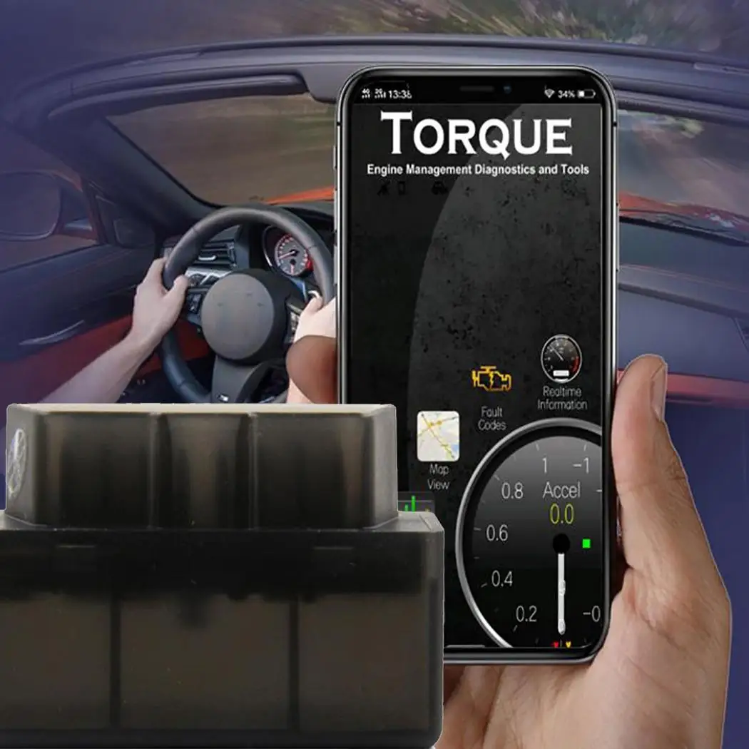 Автомобильный Bluetooth 4 0 сканер Мини OBD2 Диагностический детектор для IOS Android-40C ~ 85C