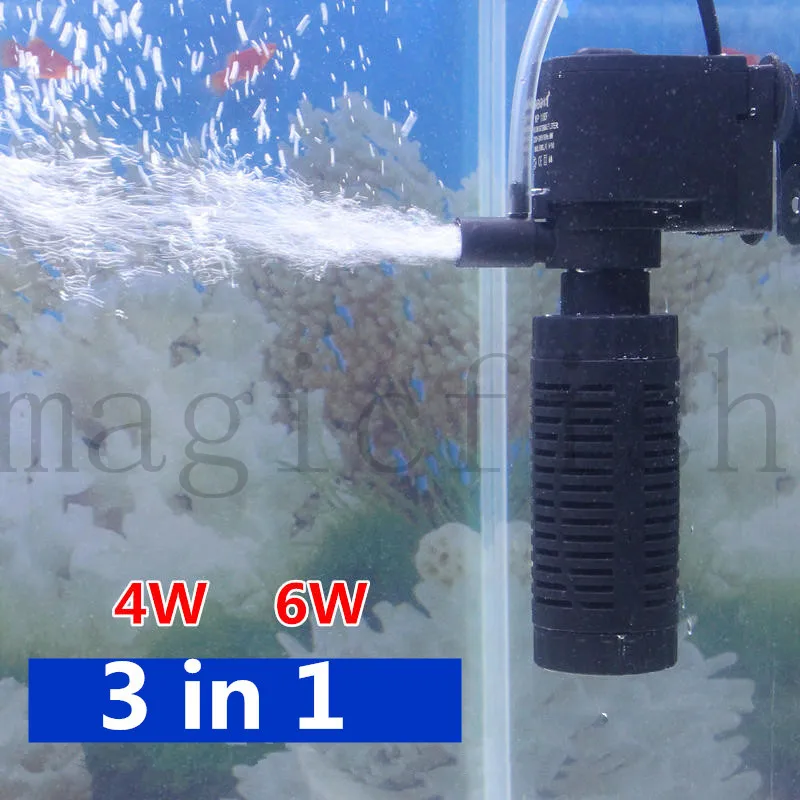 Мини аквариумный фильтр для аквариума насос Маленький 3 Вт губчатого фильтра