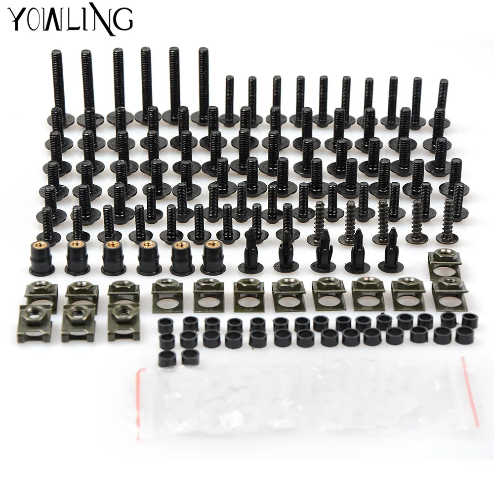 Высокое качество 5 мм 6 аксессуары для мотоциклов обтекателя тела работы болты XC f