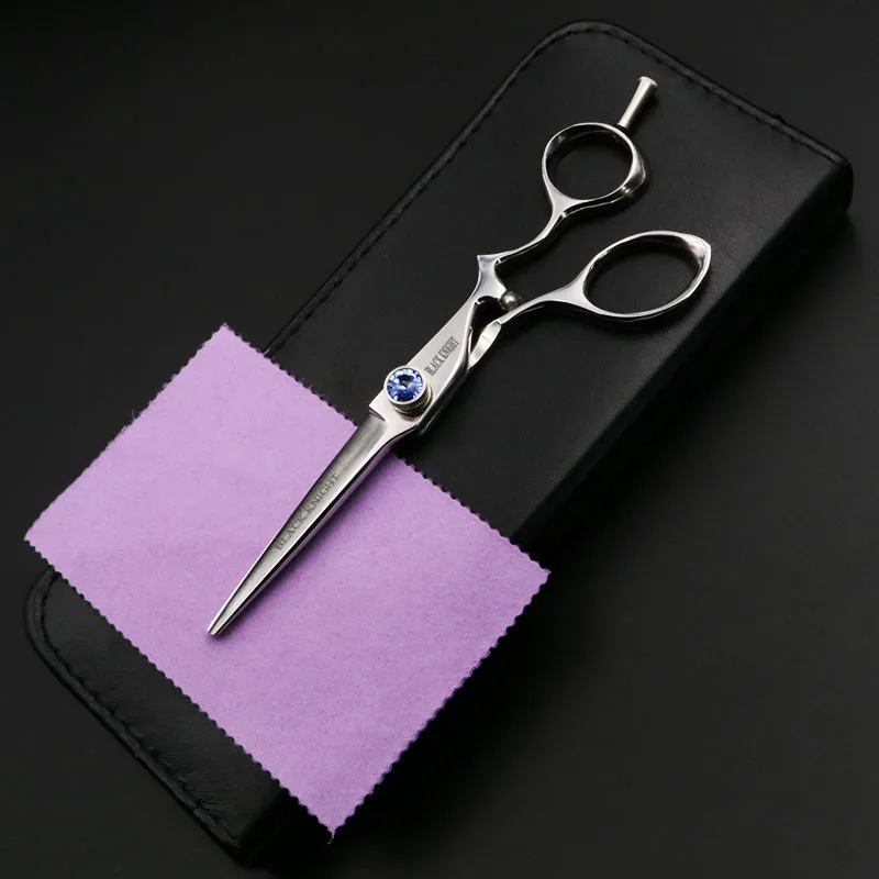 Черный рыцарь 6 дюймов Профессиональные Парикмахерские ножницы парикмахерские