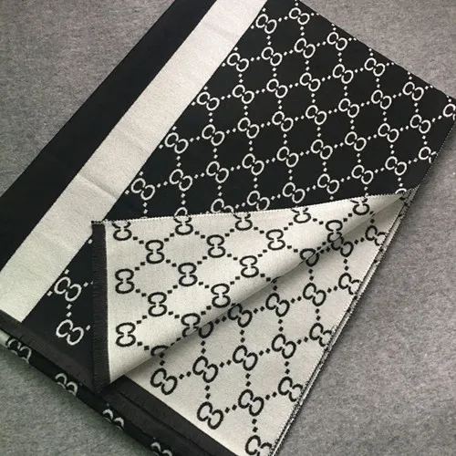 Black Desigual, женский шарф, женский шарф, роскошный, модный, бренд, бандана, классический, зимний, кашемировый, длинный, мягкий, теплый, шарфы, хиджаб, шаль - Цвет: Black