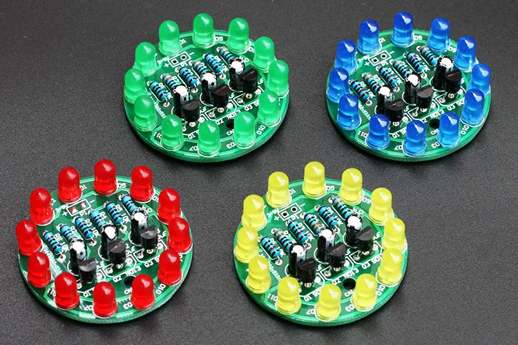 Светодиодный фонарь с эффектом воды производственный комплект diy Электронный комплект транзистор шатер электронный компонент обучение сварочная практика