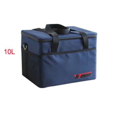Navy blue 10L Для женщин утепленные сумки-холодильники Для мужчин больших размеров для завтрака с теплозащитным покрытием чехол Термальность чехол холодный свежий контейнер для еды для пикника Сумка-тоут аксессуары - Цвет: Navy blue 10L