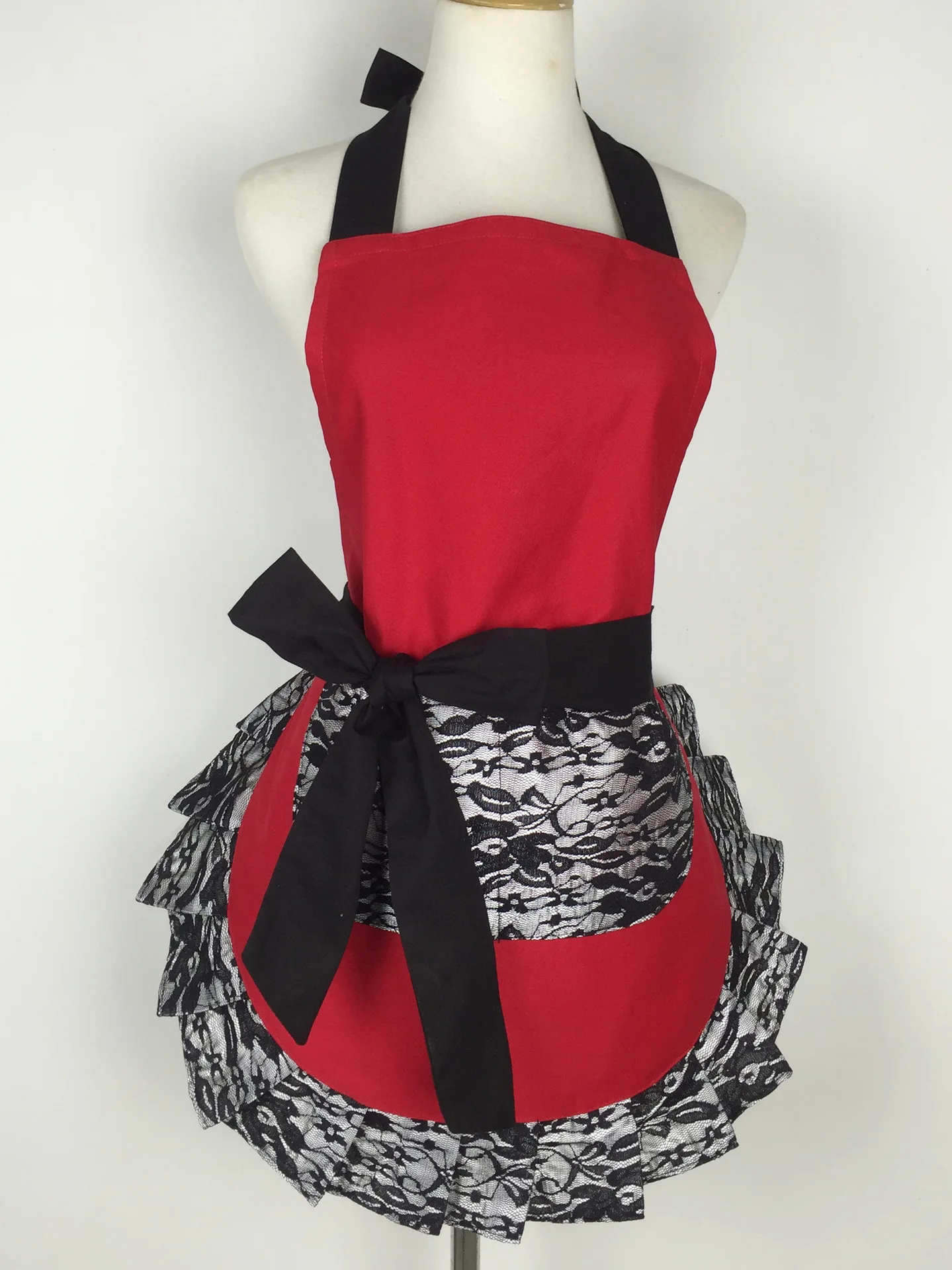 Сексуальный бантик для приготовления пищи фартук кухни женщин выпечки ресторана