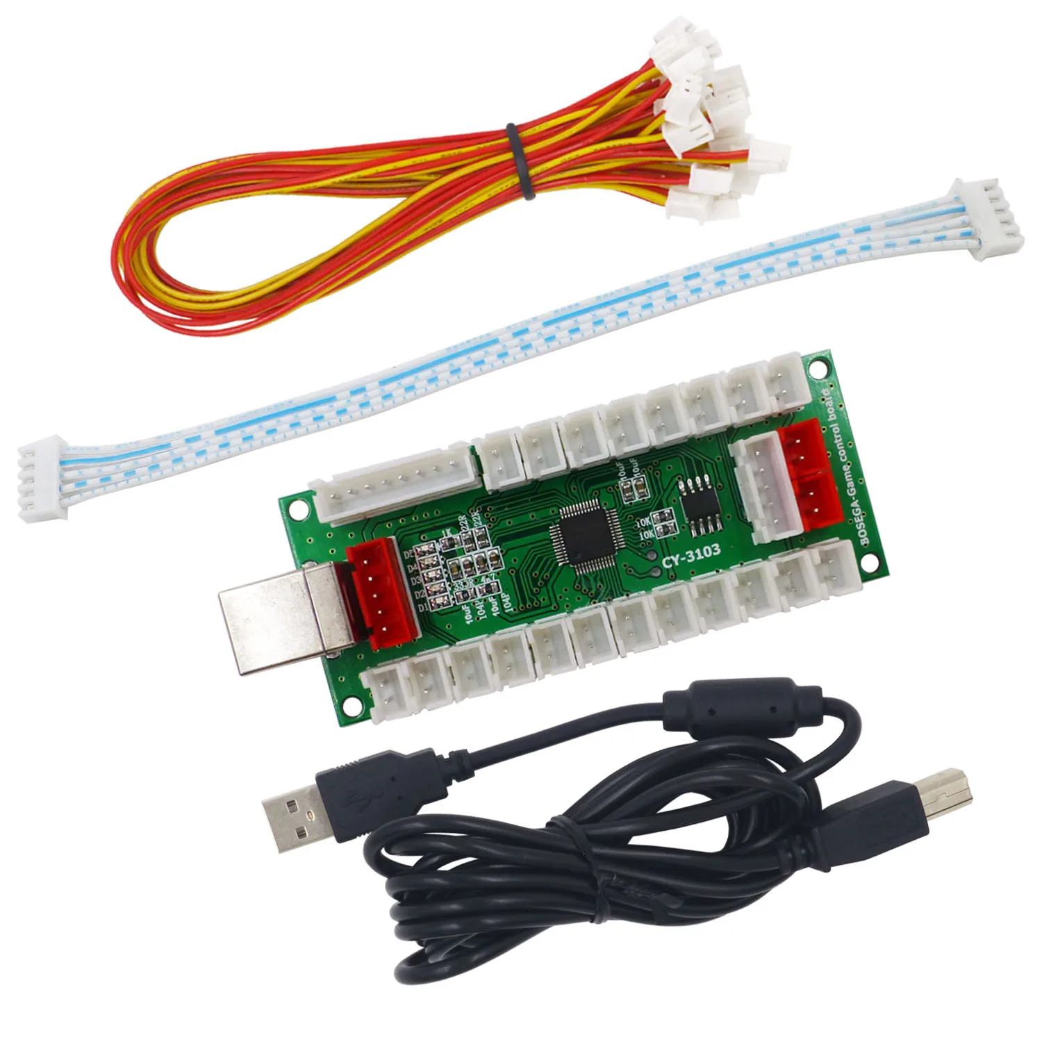 SJ @ JX аркадный USB кодировщик ПК PS3 Android питания 5 В Нулевая задержка джойстик
