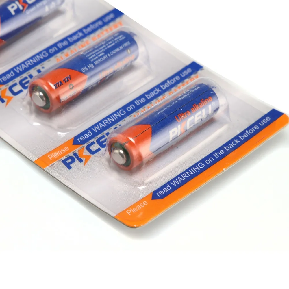Pkcell 20 шт. 27A/MN27/GP27A/L828/A27 12 В щелочные батареи для дистанционного управления дверным