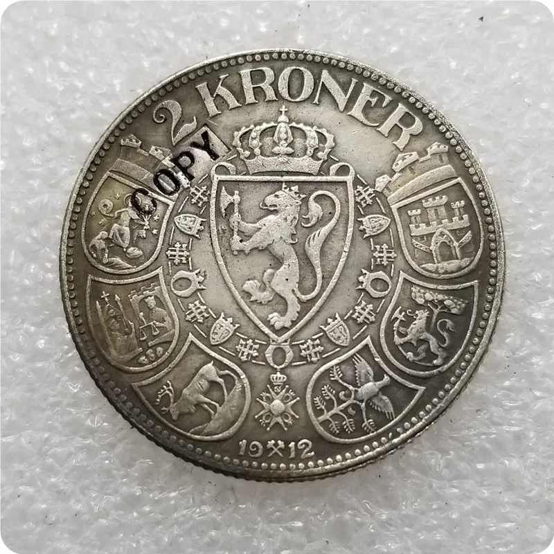 Копии монет 2 Kroner - Haakon VII Норвегия 1908-1916 | Дом и сад