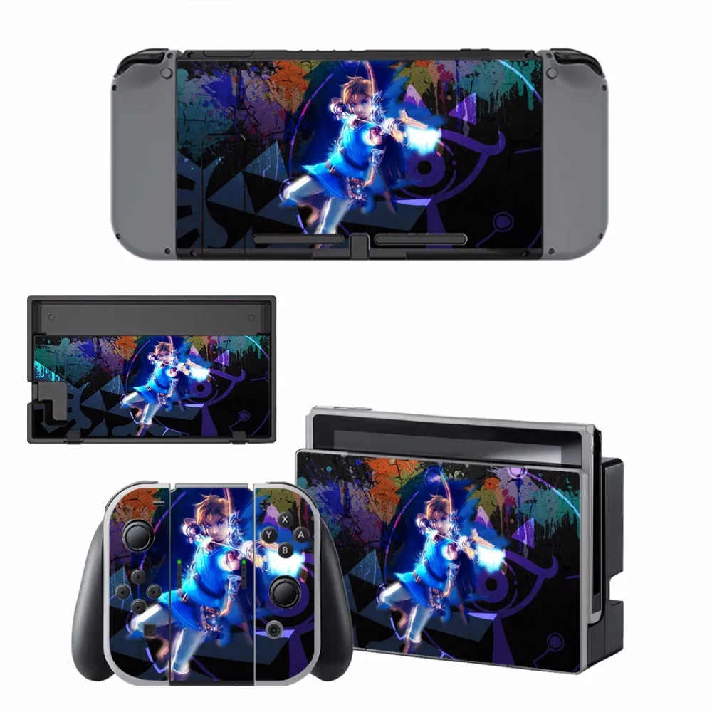 Виниловые наклейки для nintendo Switch для консоли nintendo Switch и контроллера, набор для Легенда о Зельде