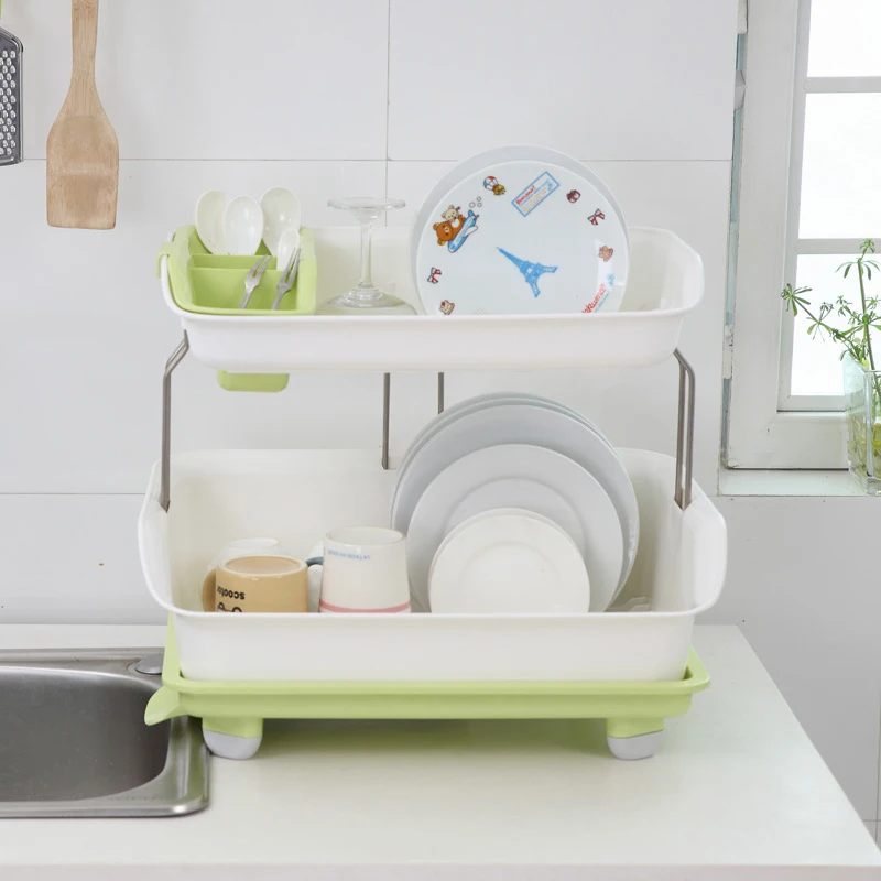 Multifunctional Dish Drainer Racks Holders Kitchen Utensils Dishes Chopsticks Storage Organizer Dish Shelf Kitchen Accessories