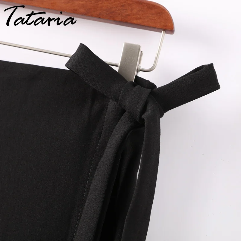 Женская юбка с высокой талией Tataria размера плюс 4XL свободная трапециевидная
