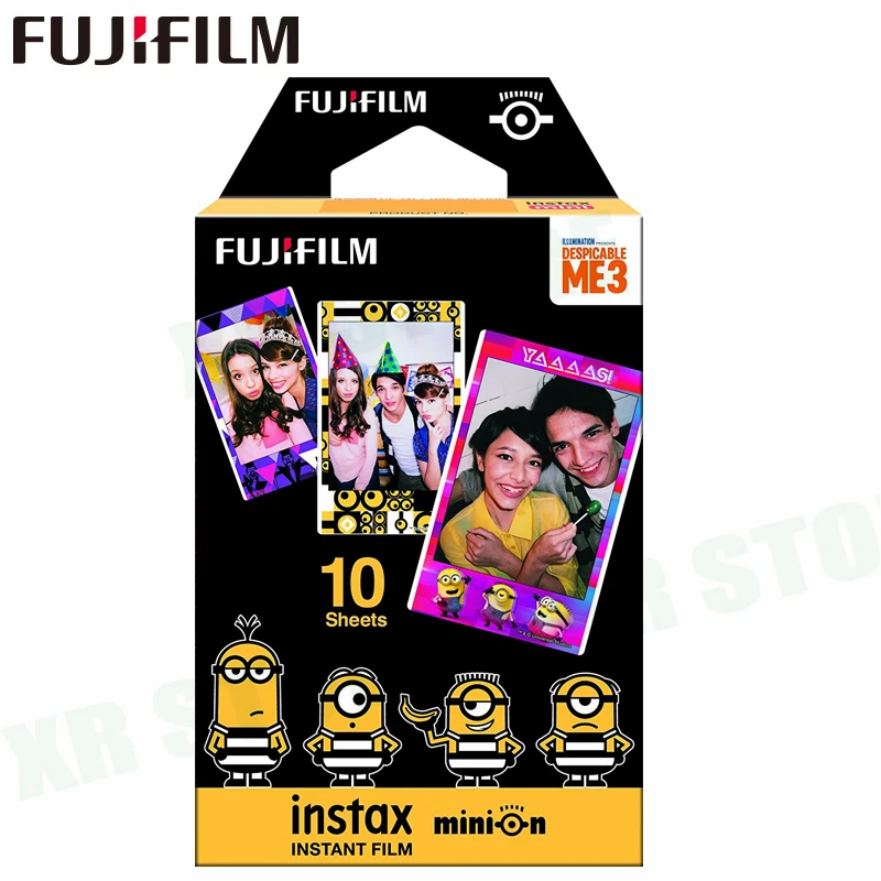 Fujifilm Instax Mini 8 9 фильм черный Миньон Fuji мгновенный Фотобумага 10 листов для 70 7 s 50 50i 90
