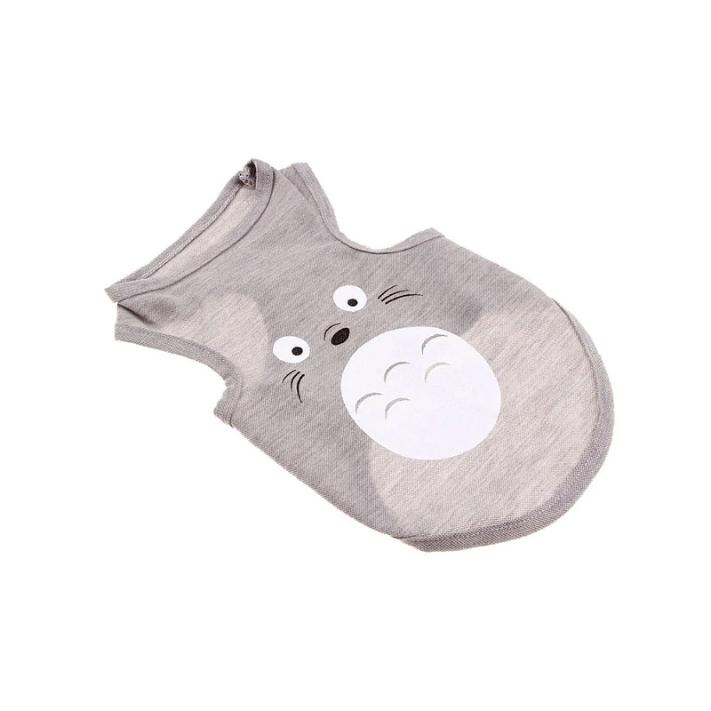 Собака жилетка одежда для домашних животных мультфильм дышащая Летняя Сетка